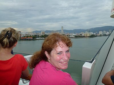 Ankunft in George Town auf der Insel Penang