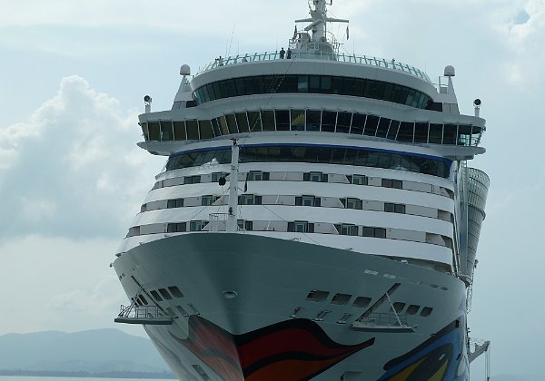 Das Schiff AIDAdiva (aussen)