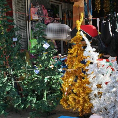 WeihnachtsbÃ¤ume fÃ¼r 55 $ (Plastik)