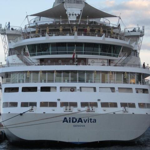 Das Heck von der AIDAvita (2)