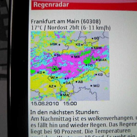 StÃ¤ndiger Begleiter - Wetterradar