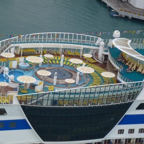 Blick auf AIDA (von der Seilbahn fotografiert) 3