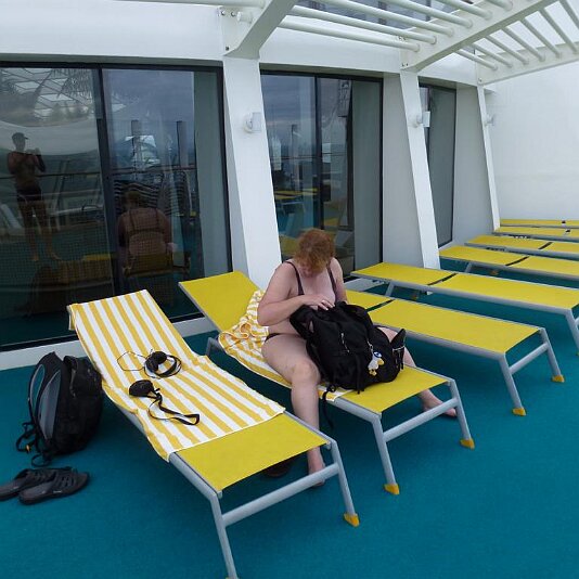 Relaxen auf der Liege