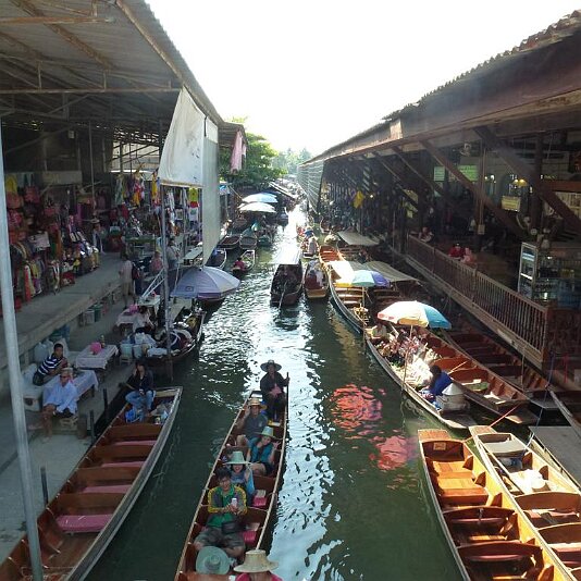 Schwimmende Märkte in Damnoen Sudak 2