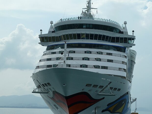 Das Schiff AIDAdiva (aussen)