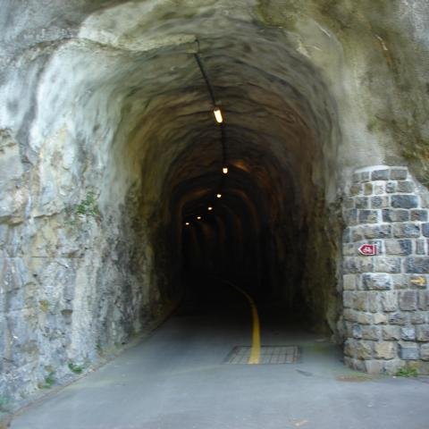 Fahrradtunnel am Vierwaldstättersee
