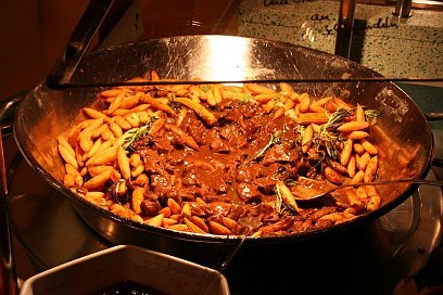 Hirschragout mit Schrumpfnudeln (2)