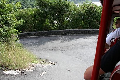 Kurvenreiche Strecke (leider nicht so gut erkennbar)