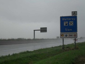 Verirrt auf der Autobahn