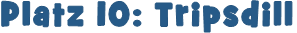 Platz 10: Tripsdill